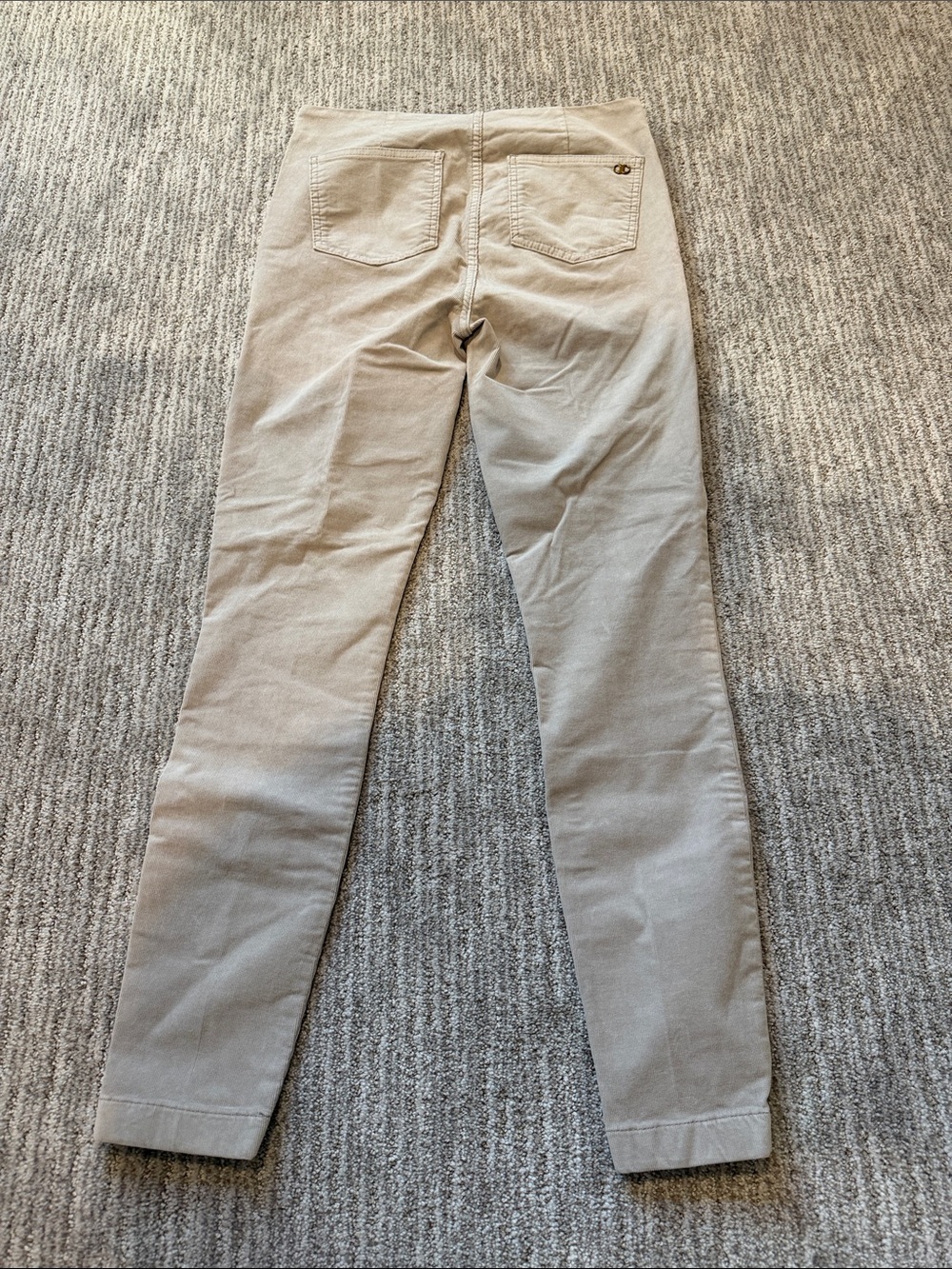 Tory Burch skinny leg flat front corduroy - Picture 5 of 5